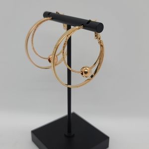 🐕 Double Circle Hoop Earrings 🐕